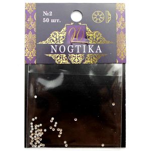 Стразы прозрачные №2 (50 шт) Nogtika Swarovski - Nogtika