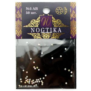 Стразы голография №3AB (50 шт) Nogtika Swarovski - Nogtika