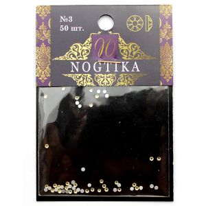 Стразы цветные JONQUIL Шампань №3 (50 шт) Nogtika Swarovski - Nogtika