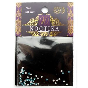 Стразы цветные AQUAMARINE Морской бриз №4 (50 шт) Nogtika Swarovski - Nogtika