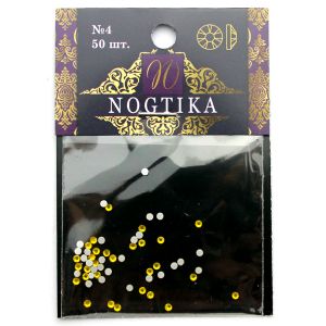 Стразы цветные CITRINE Лимон №4 (50 шт) Nogtika Swarovski - Nogtika