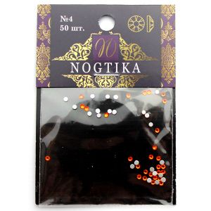 Стразы цветные HYACINTH Мандарин №4 (50 шт) Nogtika Swarovski - Nogtika