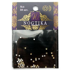 Стразы цветные JONQUIL Шампань №4 (50 шт) Nogtika Swarovski - Nogtika