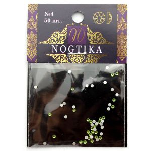 Стразы цветные PERIDOT Оливковый №4 (50 шт) Nogtika Swarovski - Nogtika