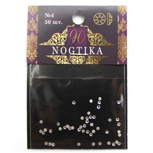 Стразы прозрачные №4, Nogtika Swarovski, 50 шт. - Nogtika