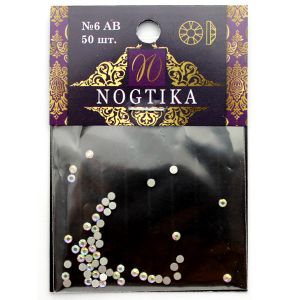 Стразы голография №6AB (50 шт) Nogtika Swarovski  - Nogtika