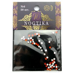 Стразы цветные HYACINTH Мандарин №6 (50 шт) Nogtika Swarovski - Nogtika