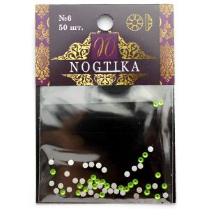 Стразы цветные PERIDOT Оливковый №6 (50 шт) Nogtika Swarovski - Nogtika