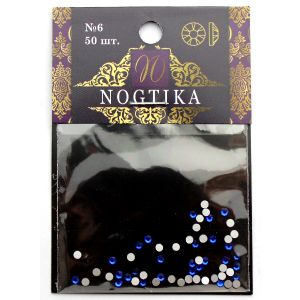 Стразы цветные SAPPHIRE Синий №6 (50 шт) Nogtika Swarovski - Nogtika