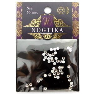 Стразы прозрачные №8 (50 шт) Nogtika Swarovski - Nogtika