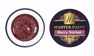 Гелевая краска Master Paint Berry Sorbet, 5 мл - Nogtika