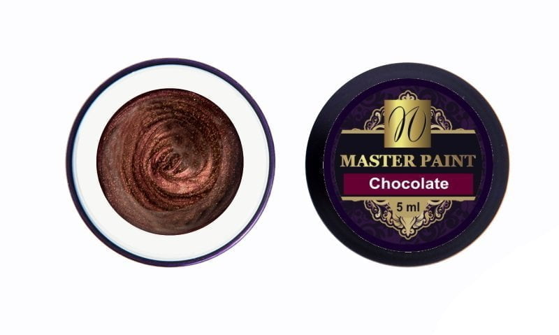 Гелевая краска Master Paint Chololate MN01, 5 мл - Nogtika