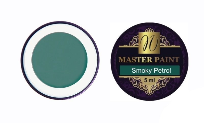 Гелевая краска Master Paint Smoky Petrol, 5 мл - Nogtika