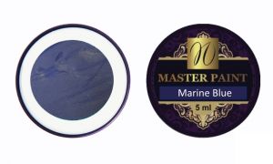 Гелевая краска Master Paint Marine Blue S40, 5 мл  - Nogtika