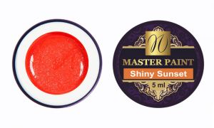 Гелевая краска Master Paint Shiny Sunset S13, 5 мл - Nogtika