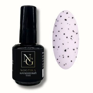 Кремниевый топ Nogtika ST40 Egg Matt Top Black, 15 мл. - Nogtika